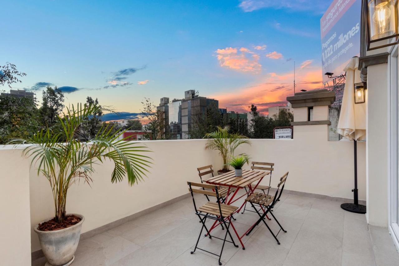 メキシコシティCasa Arcos Chapultepecアパートメント エクステリア 写真